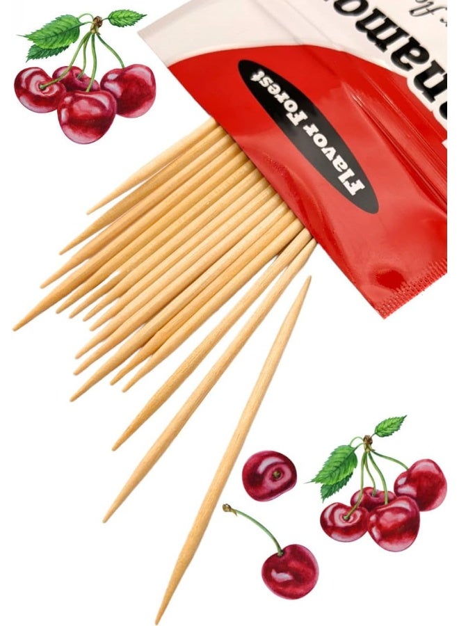 Flavor Forest Wild Cherry Cinnamon Toothpicks - 100ct - Image 2
